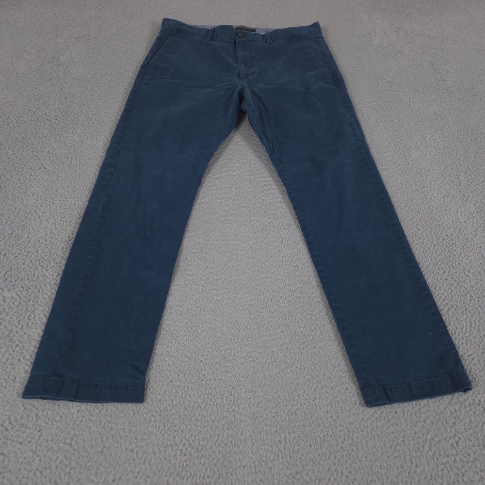 Banana‎ Republic Pants Mens 35x32 Fulton Skinny Chino Stretch Cotton Leg Slacks